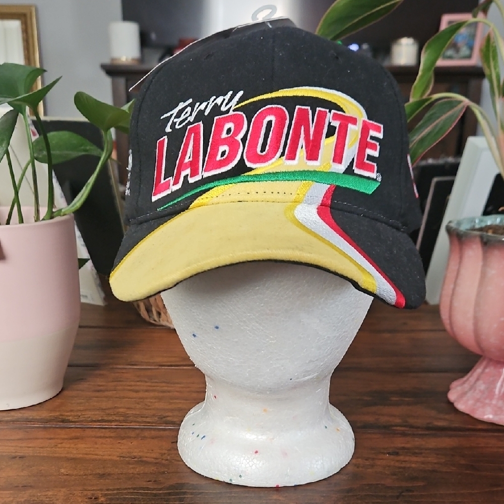 Terry Labonte Black and Yellow Cap